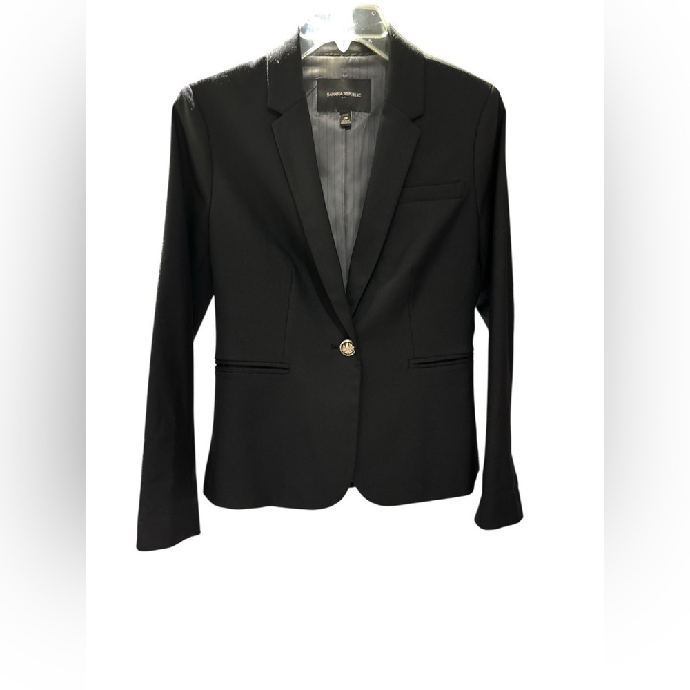 Banana Republic Women's Elegant Black Suit Jacket